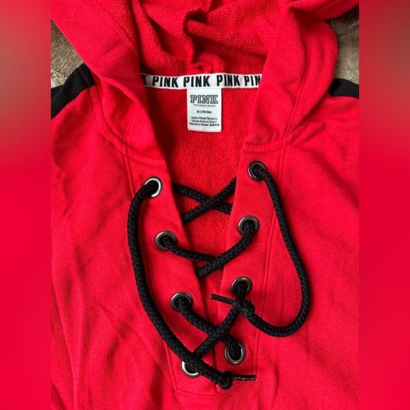 Victoria secret pink crop hoodie - Picture 2 of 6
